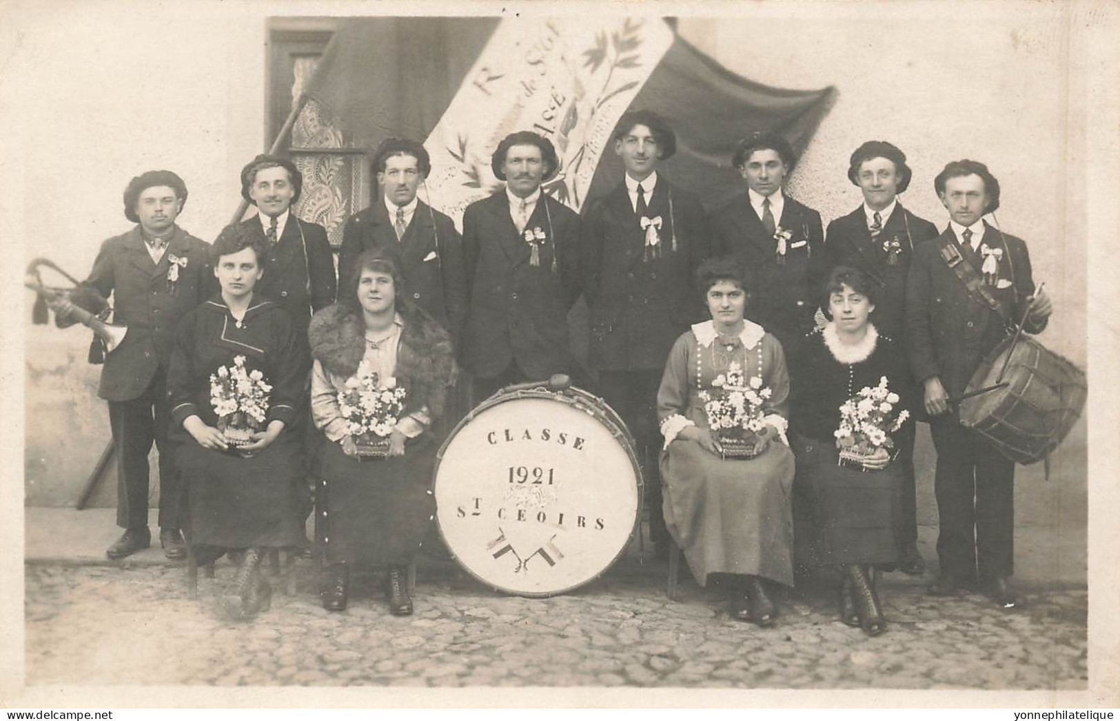 38 - ISÈRE - SAINT-CEOIRS - Classe De 1921 - Carte Photo Conscrits - Superbe - 10588 - Saint-Geoire-en-Valdaine