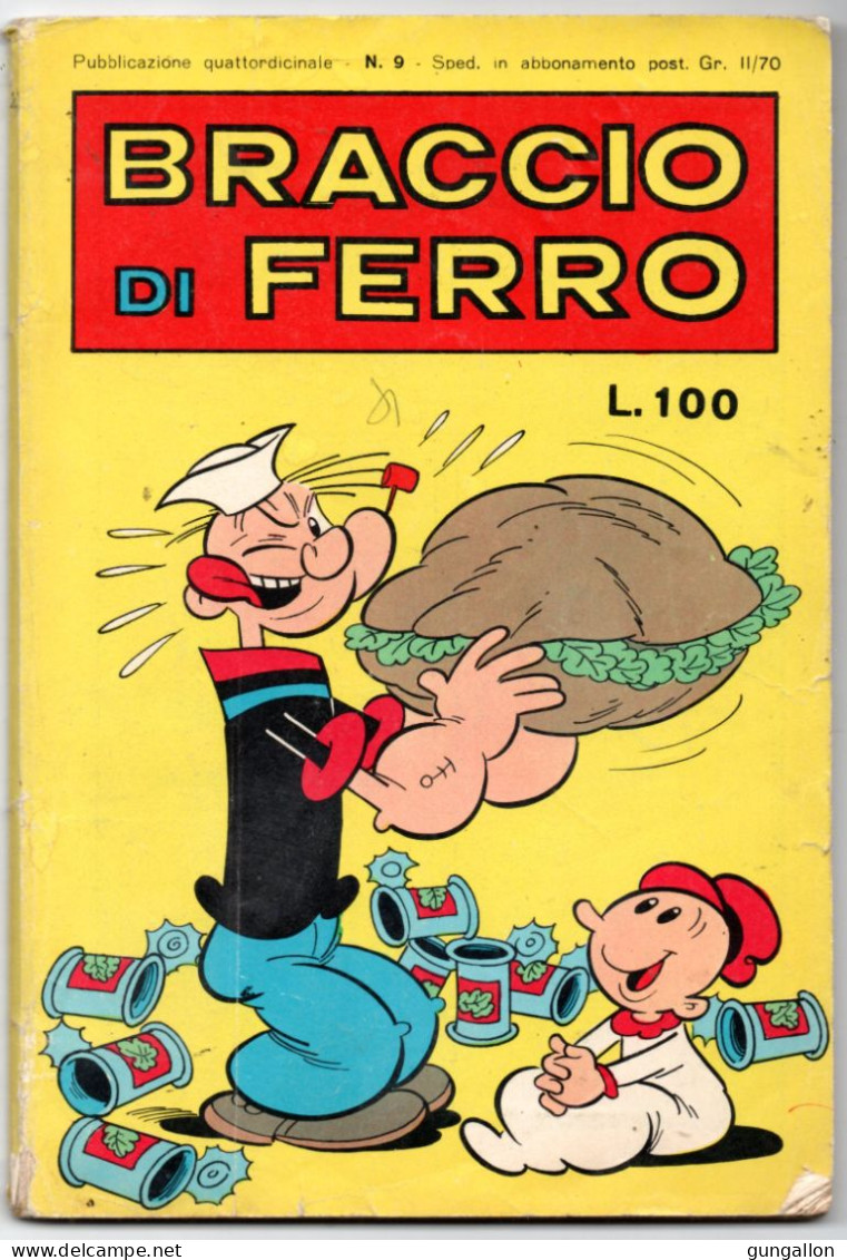 Braccio Di Ferro (Bianconi 1970) N. 9 - Humour