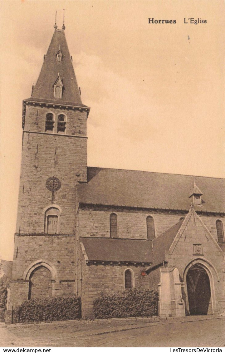 BELGIQUE - Soignies - Horrues - L'Eglise - Carte Postale Ancienne - Soignies