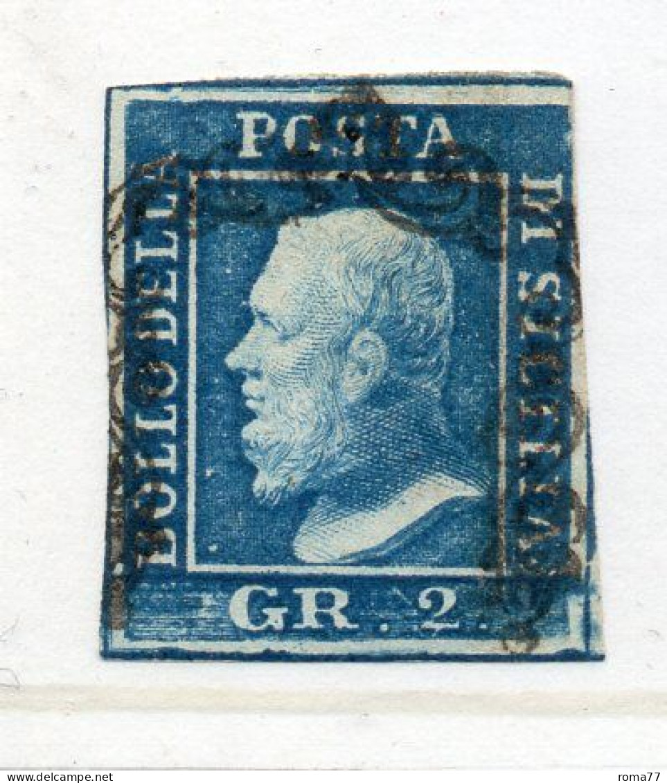 ASI453 - SICILIA, 2 GRANA N. 8 USATO. - Sicilië