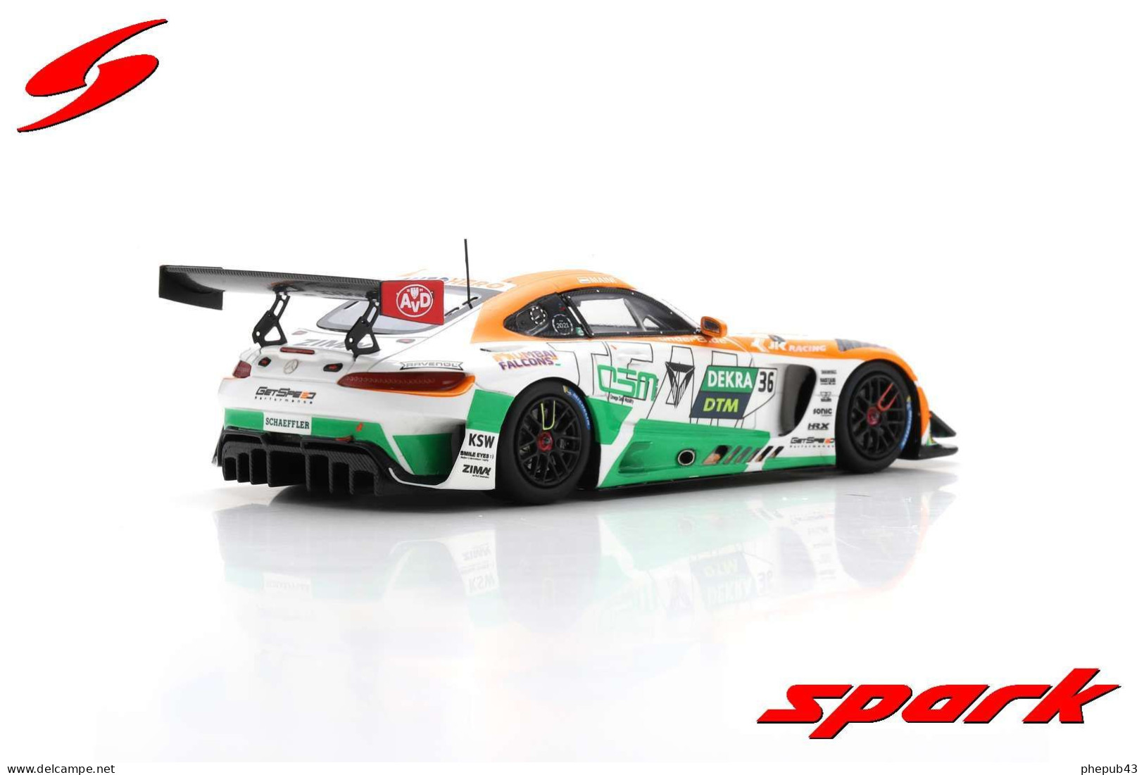 Mercedes-AMG GT3 - Team GetSpeed - DTM 2021 #36 - Arjun Maini - Spark - Spark