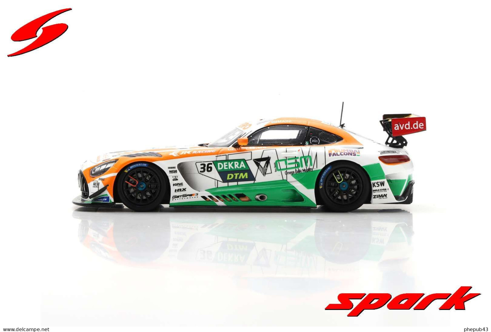 Mercedes-AMG GT3 - Team GetSpeed - DTM 2021 #36 - Arjun Maini - Spark - Spark