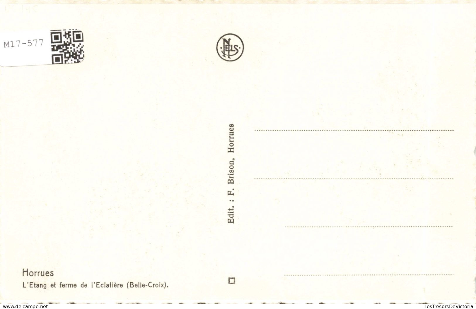 BELGIQUE - Soignies - Horrues - L'Etang Et Ferme De L'Eclatière (Belle-Croix) - Carte Postale Ancienne - Soignies