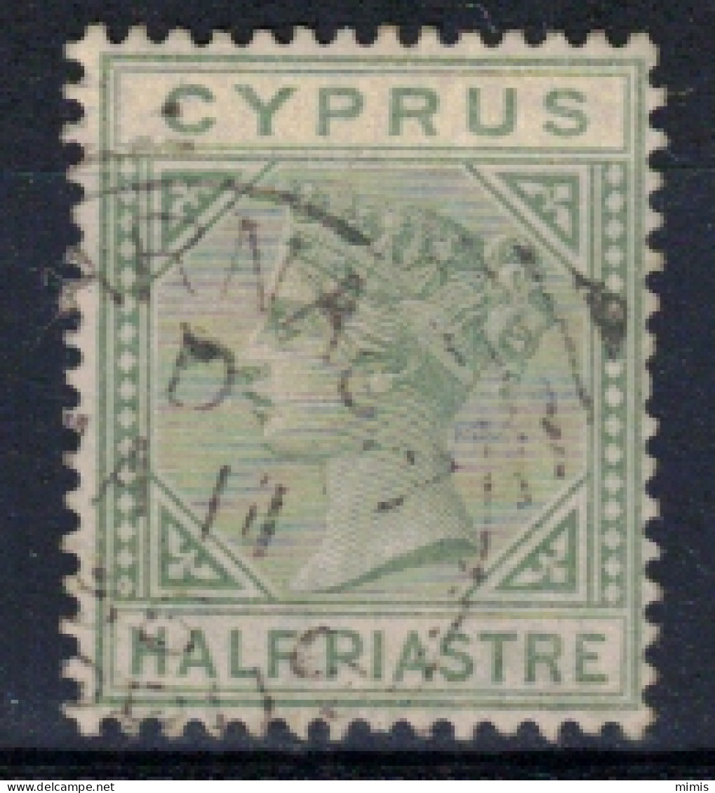 CHYPRE  1894   N° 24  Oblitéré  Filig. CA - Gebraucht