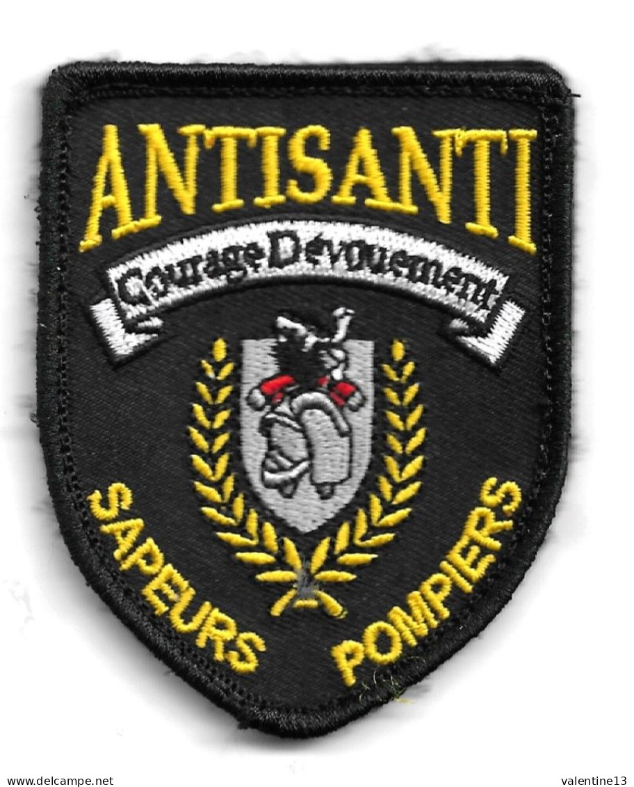 Ecusson Tissu SAPEURS POMPIERS ANTISANTI HAUTE CORSE - Firemen