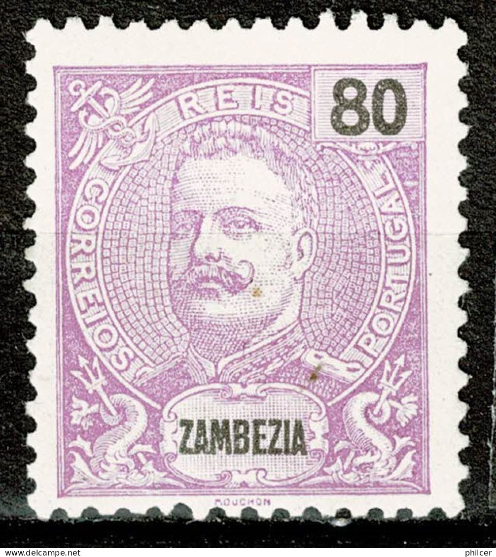 Zambézia, 1898, # 22, MNG - Zambezia