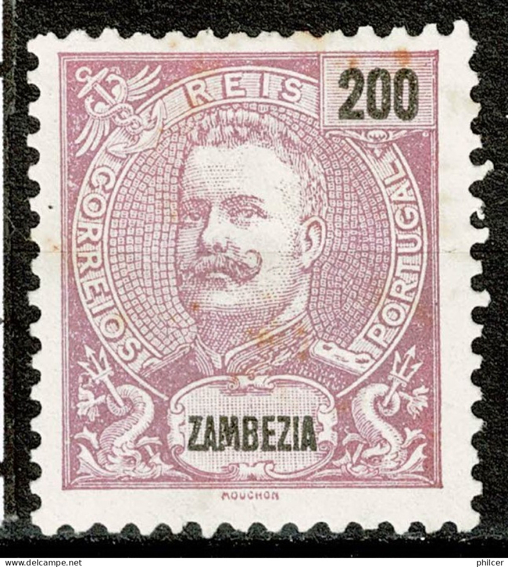 Zambézia, 1898, # 25, MNG - Zambeze