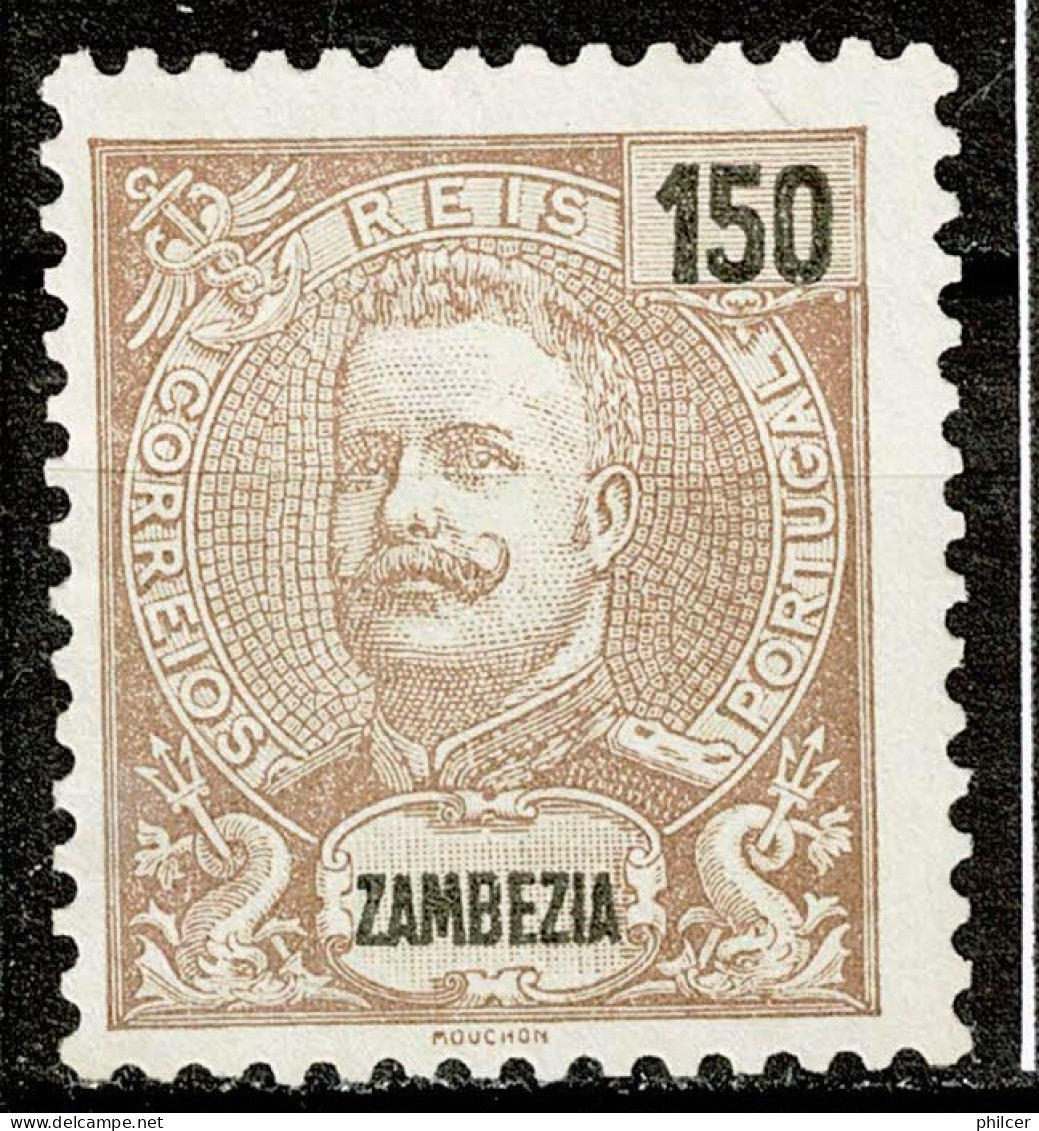 Zambézia, 1898, # 24, MNG - Zambèze