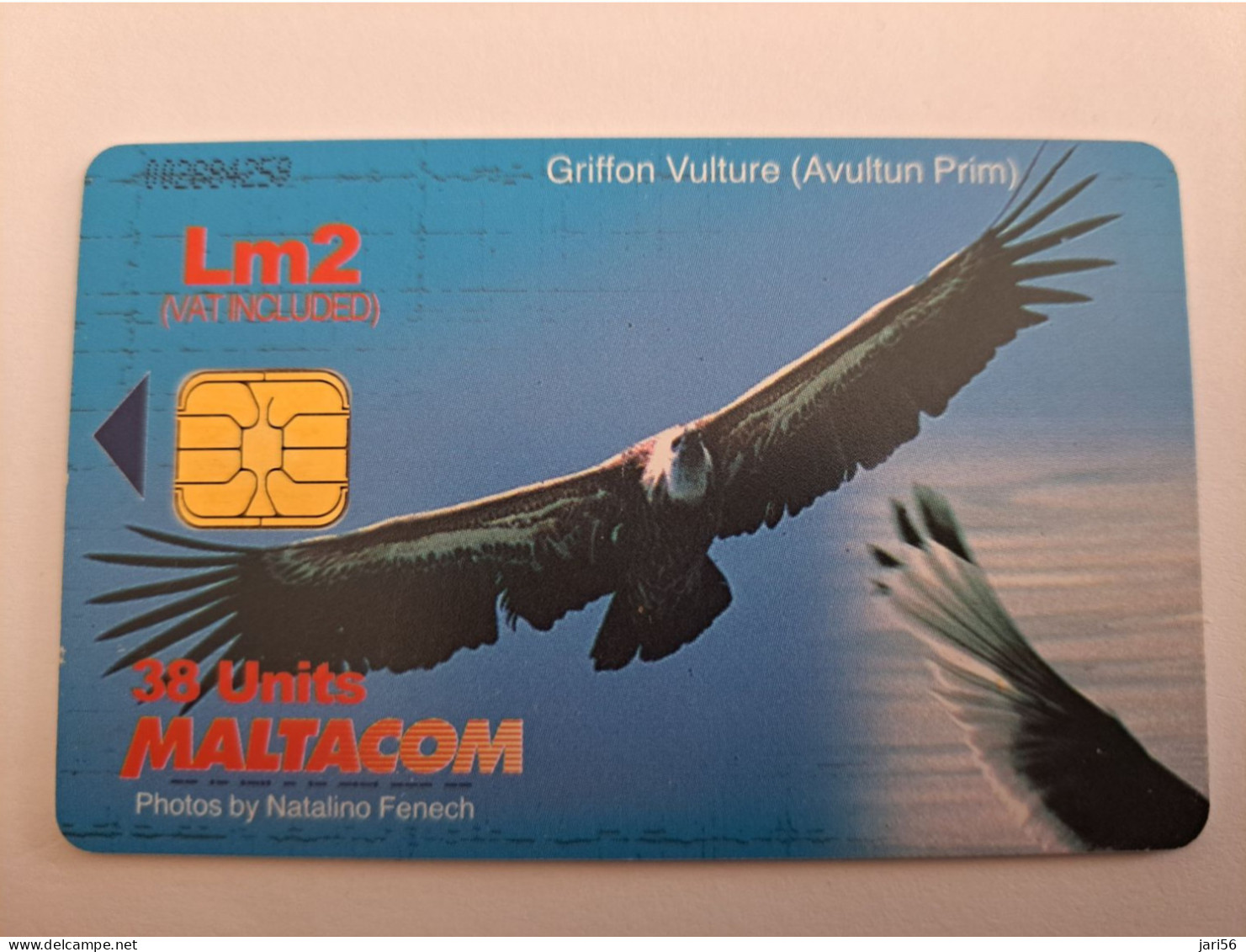 MALTA / SERIE BIRDS / LM2, LM 2, LM 3, LM 5 PUZZLE / BIRDS .4X  CHIPCARD /  /   Fine Used    ** 15571** - Malte