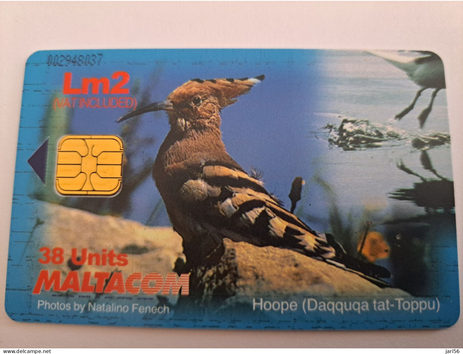 MALTA / SERIE BIRDS / LM2, LM 2, LM 3, LM 5 PUZZLE / BIRDS .4X  CHIPCARD /  /   Fine Used    ** 15571** - Malte