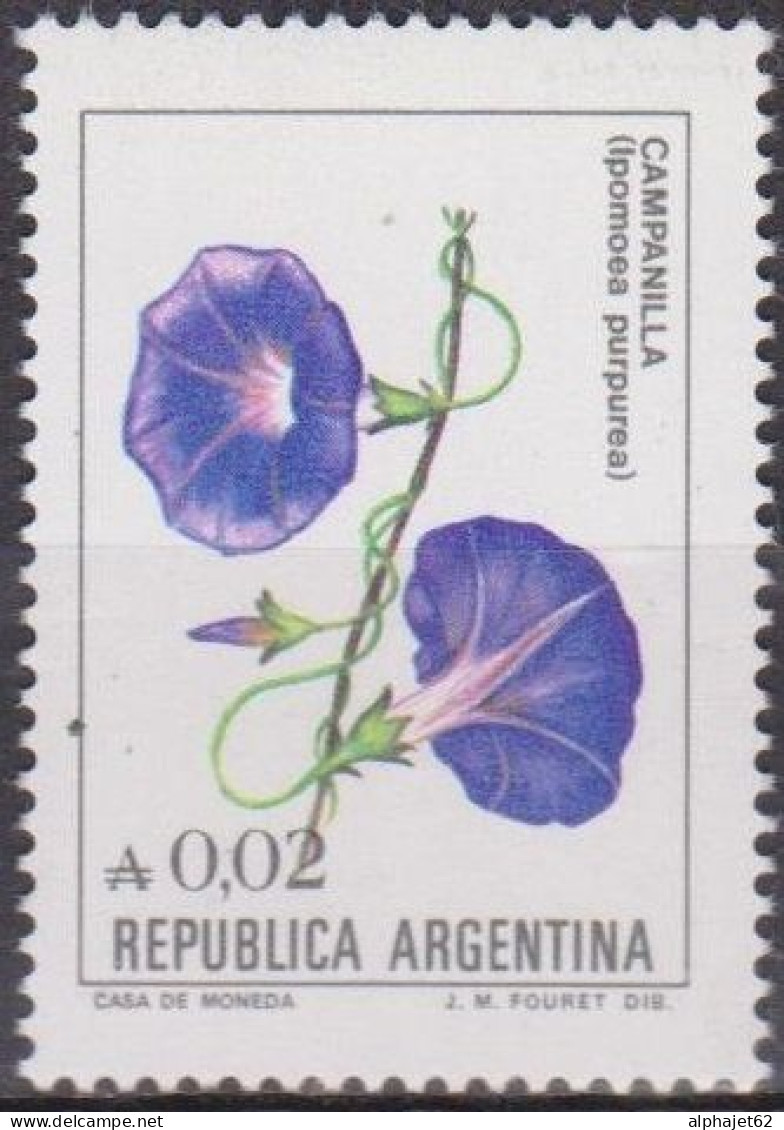 Fleurs - ARGENTINE - Flore - Ipomée Pourpre - N° 1472 ** - 1985 - Ongebruikt