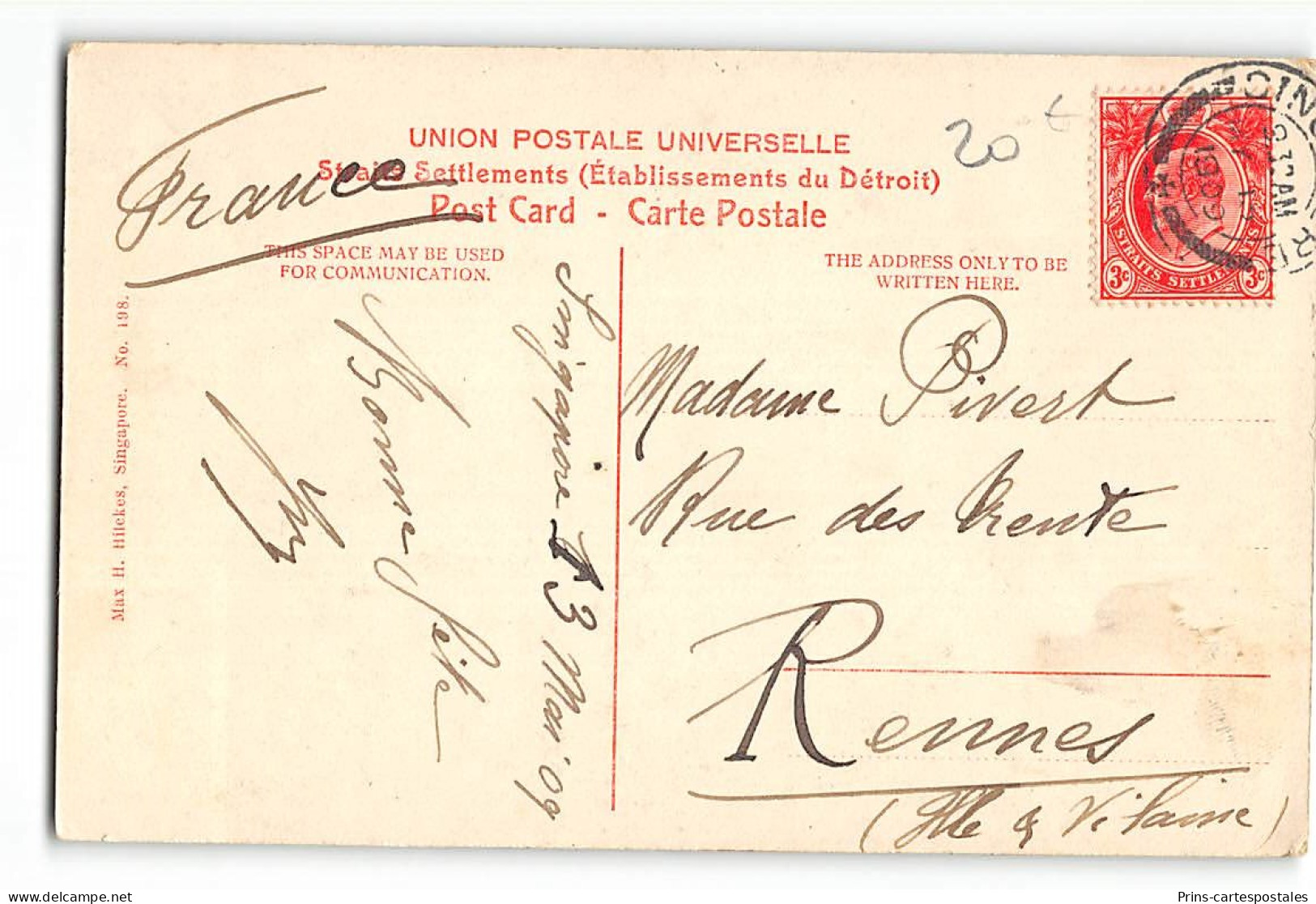 CPA Singapour River Scene  - Singapur