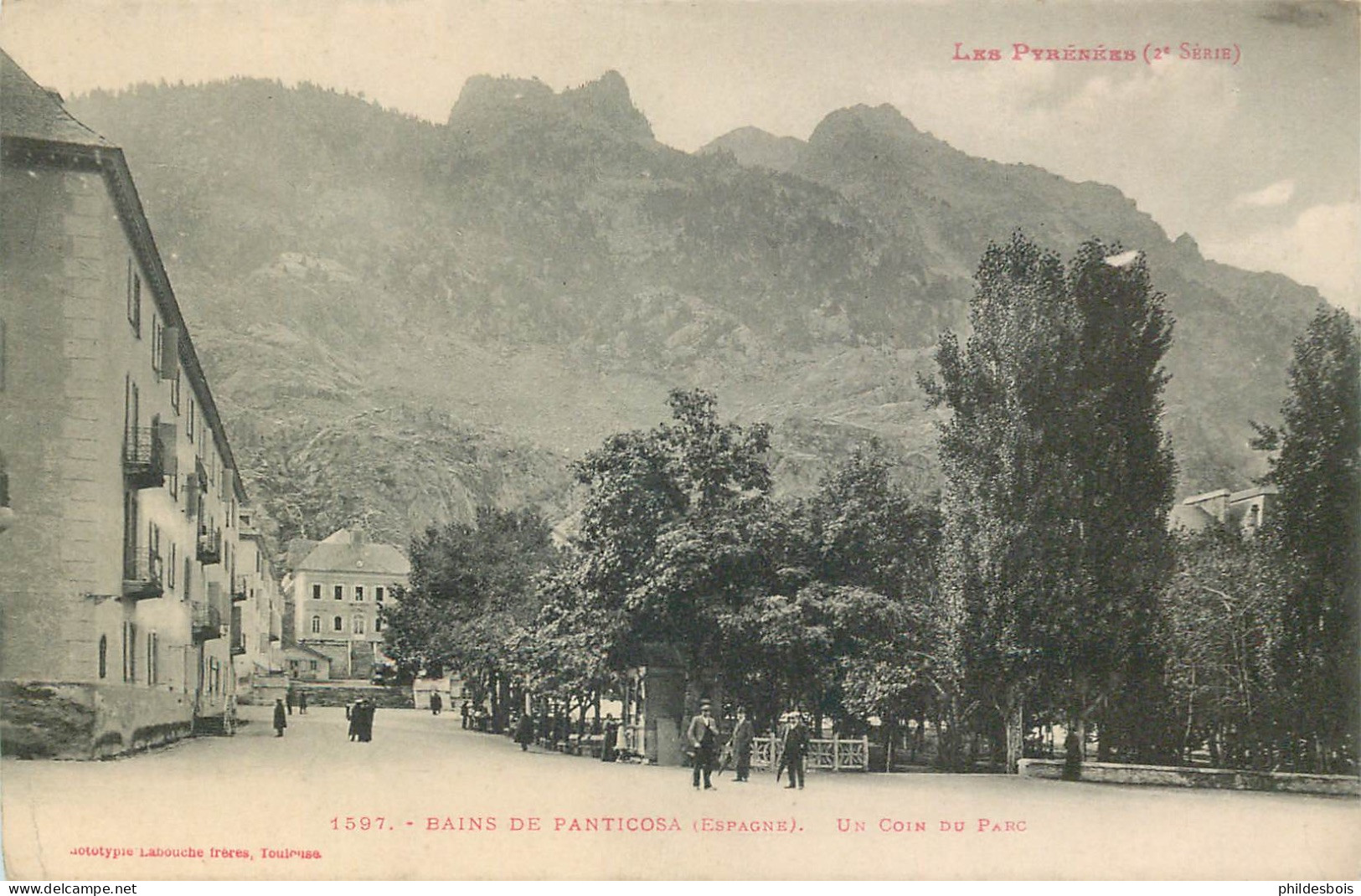 ESPAGNE  Bains De PANTICOSA  Un Coin Du Parc - Other & Unclassified