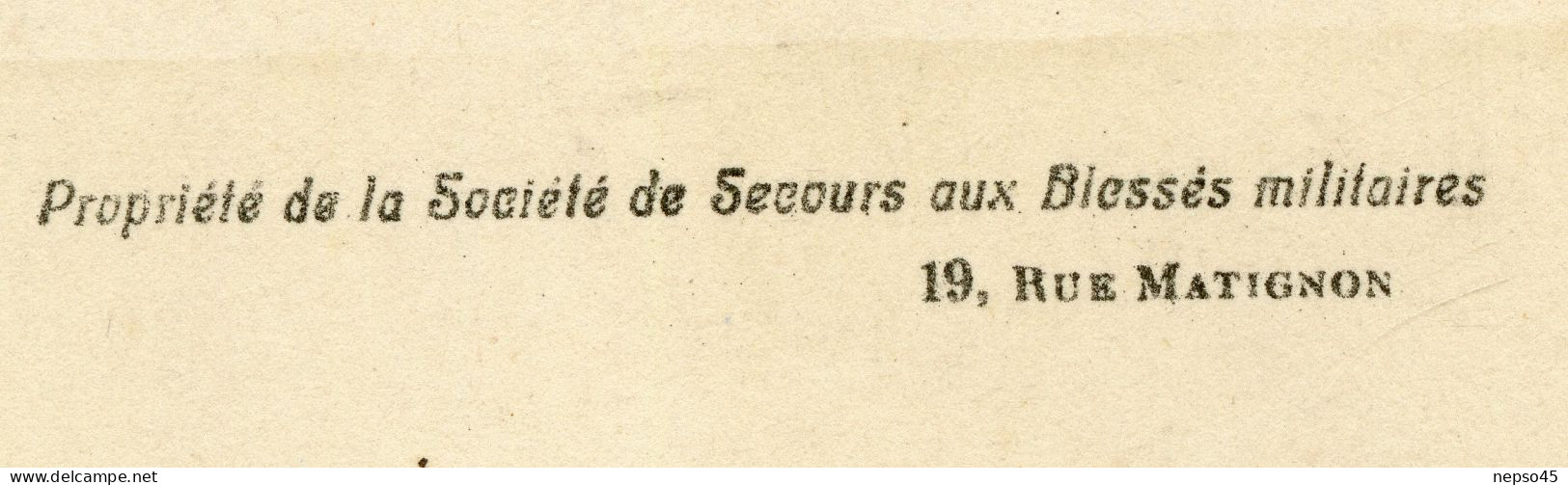 Religieuse Hospitalière.Société Secours Aux Blessés Militaires.Fille Aînée De La Croix-Rouge Française. - Croix-Rouge