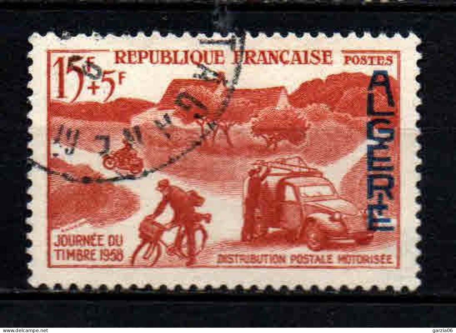 Algérie - 1958 - Journée Du Timbre   - N° 350 -  Oblit  - Used - Oblitérés