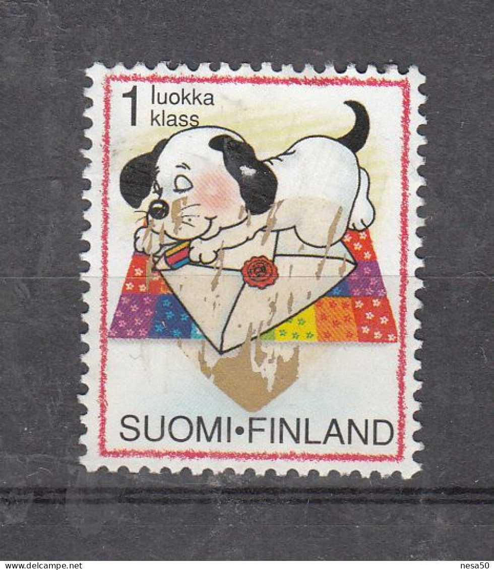 Finland 1998 Mi Nr 1424, Valetijnsdag, Hond, Dog - Used Stamps