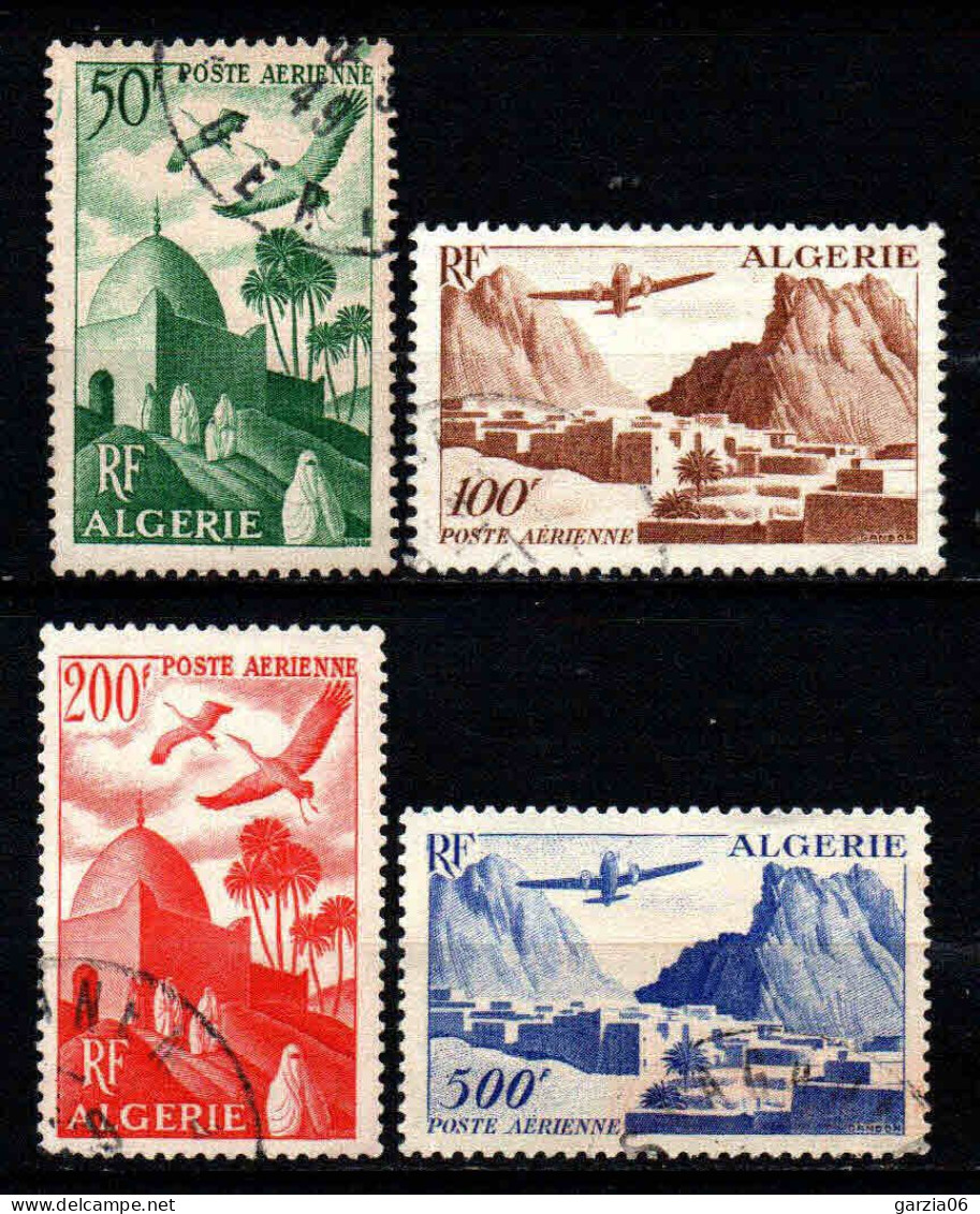 Algérie - 1949 - Avions - PA  9 à 12  -  Oblit  - Used - Luftpost