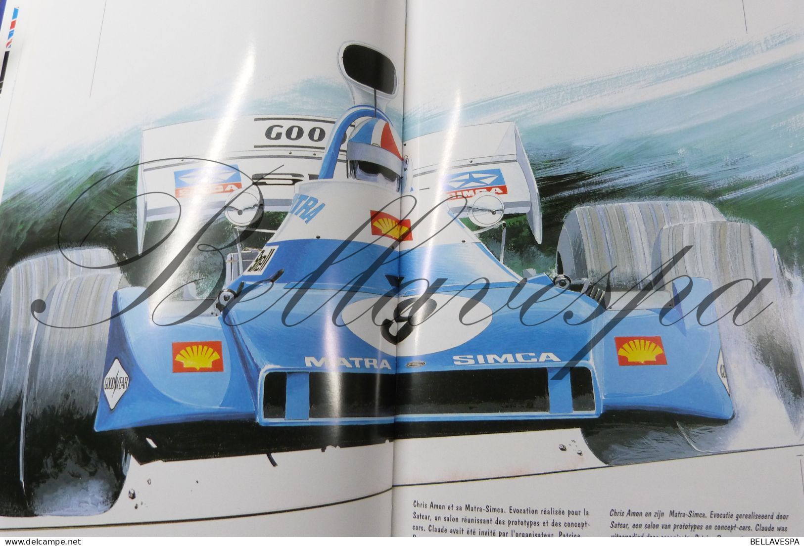Clovis Dessine-moi un auto Illustrateur  Denis ASSELBERGHS  ferrari Senna Boutsen Audi Fina Martini Bastos Racing 24 h/u