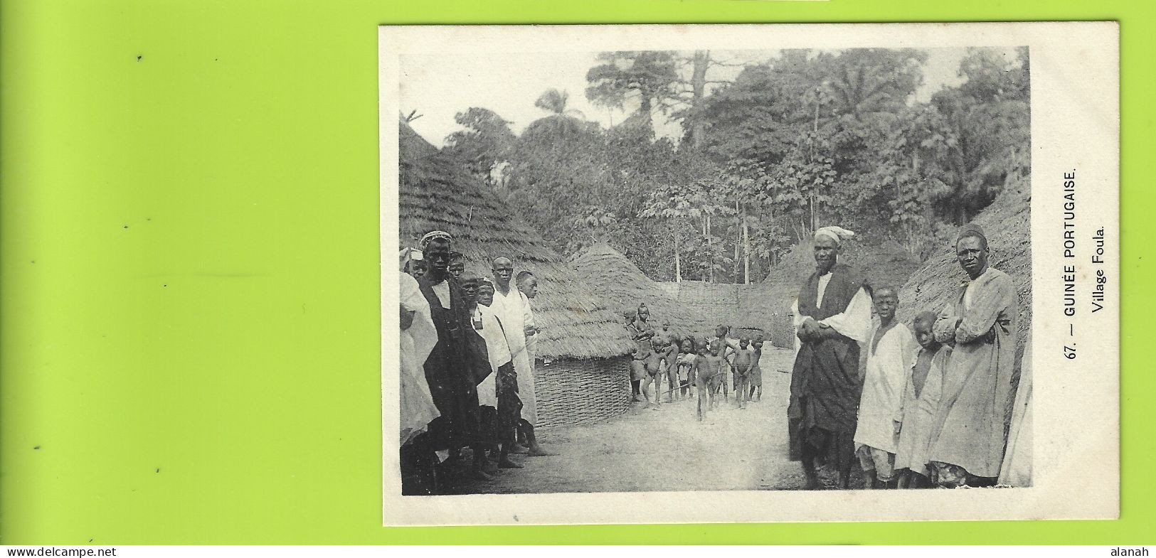 Village Foula En Guinée Portugaise (Longuet) Guinea Bissau - Guinea-Bissau