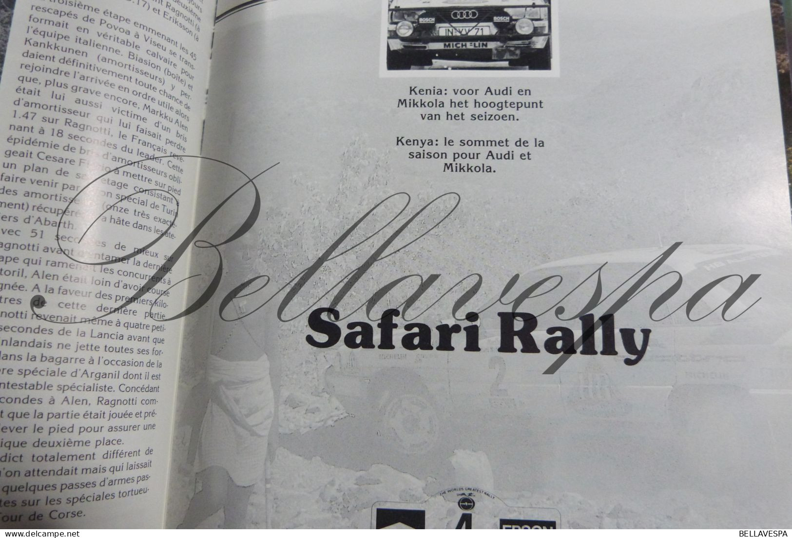 Rallyworld 1987-88 Willy Weynens 24 uren  Droogmans Opel Ieper Condroz safari sveska ralliet monte carlo bianchi Manta