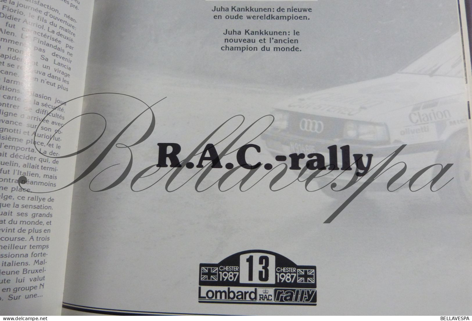 Rallyworld 1987-88 Willy Weynens 24 uren  Droogmans Opel Ieper Condroz safari sveska ralliet monte carlo bianchi Manta