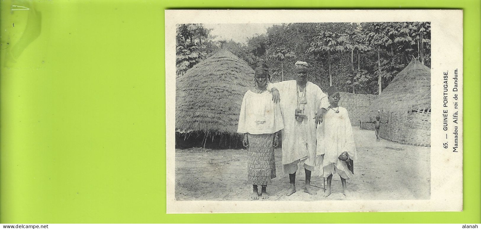 Mamadou Alfa, Roi De Dandum En Guinée Portugaise (Longuet) Guinea Bissau - Guinea-Bissau