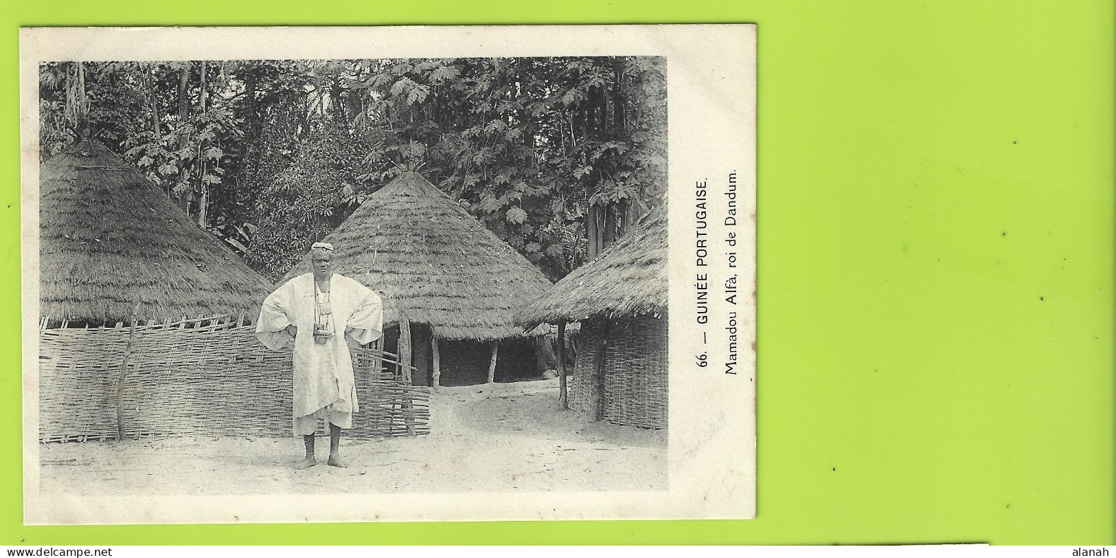 Mamadou Alfa Roi De Dandum En Guinée Portugaise (Longuet) Guinea Bissau - Guinea Bissau