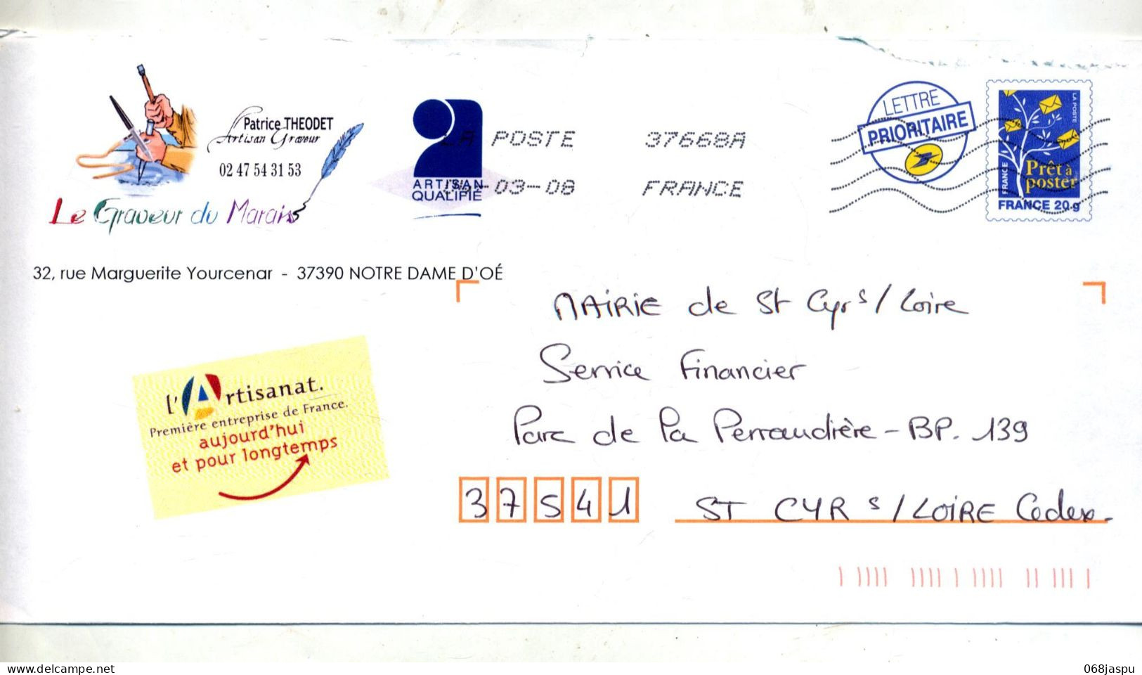 Pap Logo Bleu Flamme Chiffree Entete Graveur Du Marais Notre Dame D'oe - PAP : Bijwerking /Logo Bleu