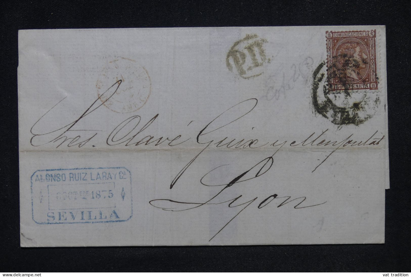 ESPAGNE - Lettre De Sevilla Pour La France - L 147926 - Lettres & Documents