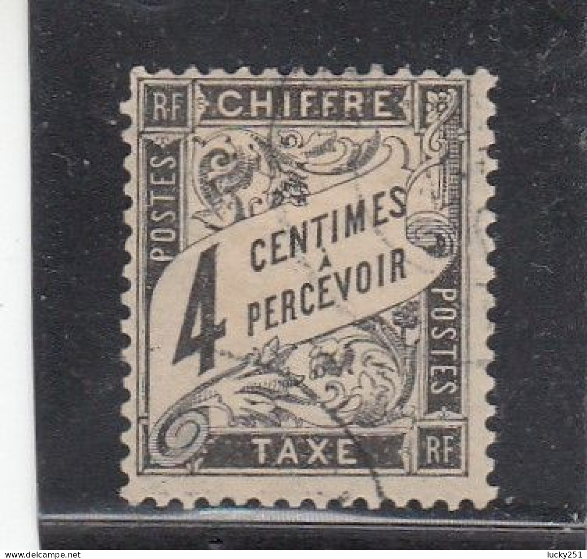 France - Année 1863/70 - Obl. - Taxe - N°YT 13  - Type Duval - 1859-1959 Gebraucht