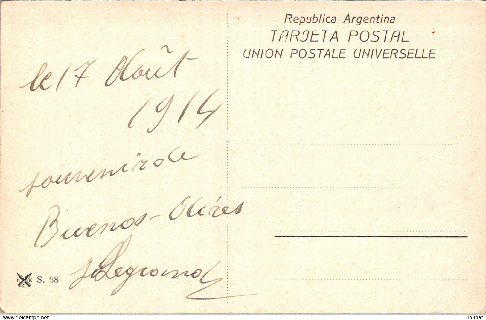 Argentine - La Plata Observatorio Astronomico Année 1914 - Argentine