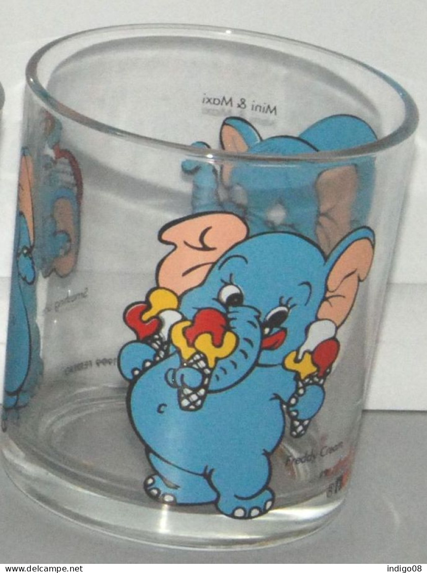 Nutella Glass Verre Elephantao Tropical Fants 1999 - Otros & Sin Clasificación