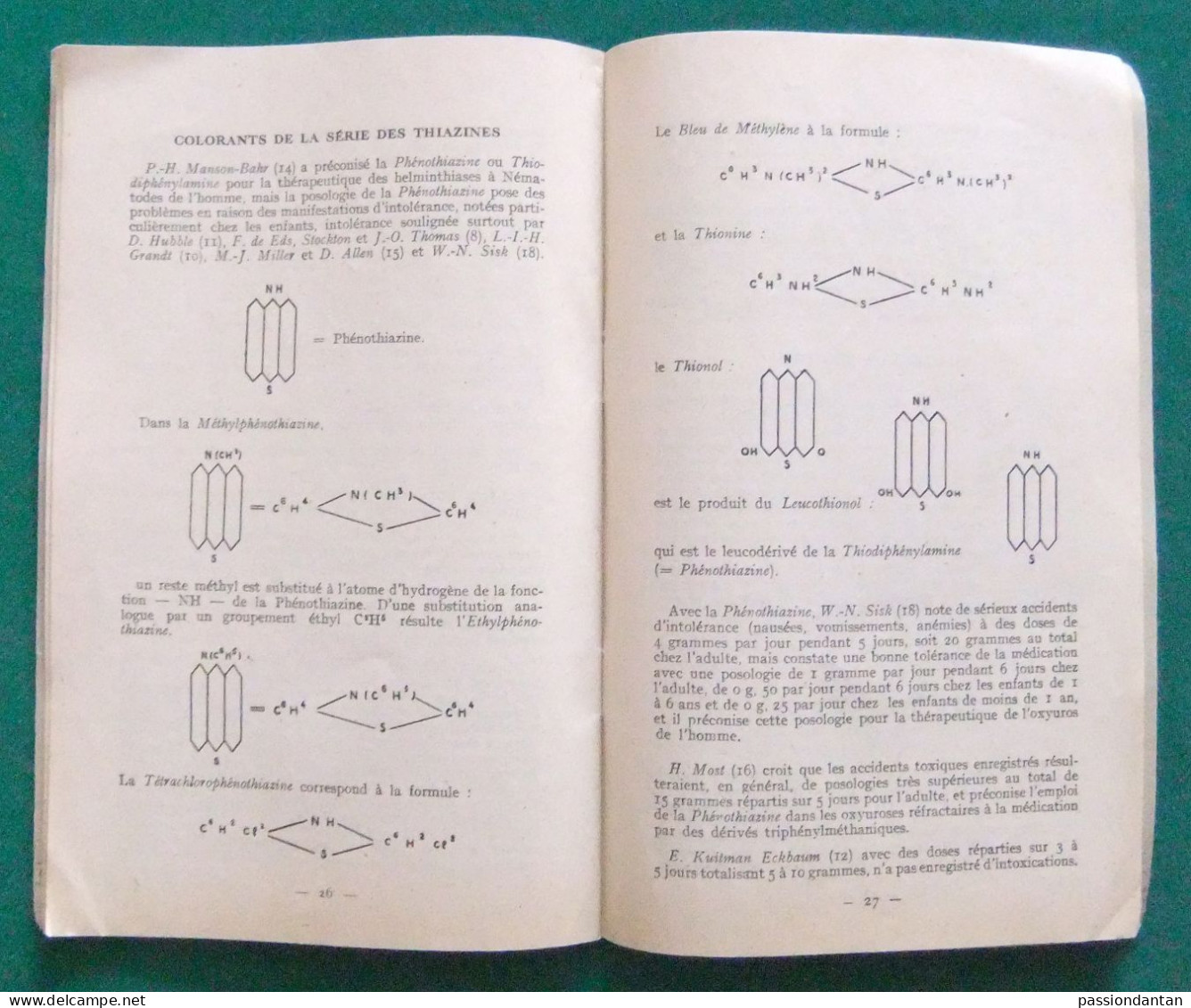 Bulletin N° 8 Des Années 1950 Des Laboratoires Bouillet Sis Square Thiers à Paris 16ème - L'Oxyure Et L'Oxyurose - Medicina & Salute