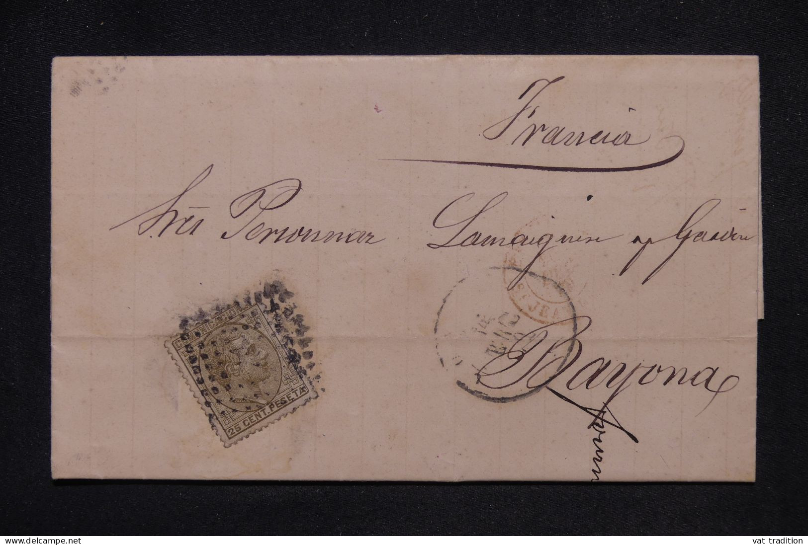 ESPAGNE - Lettre Pour La France - L 147929 - Cartas & Documentos