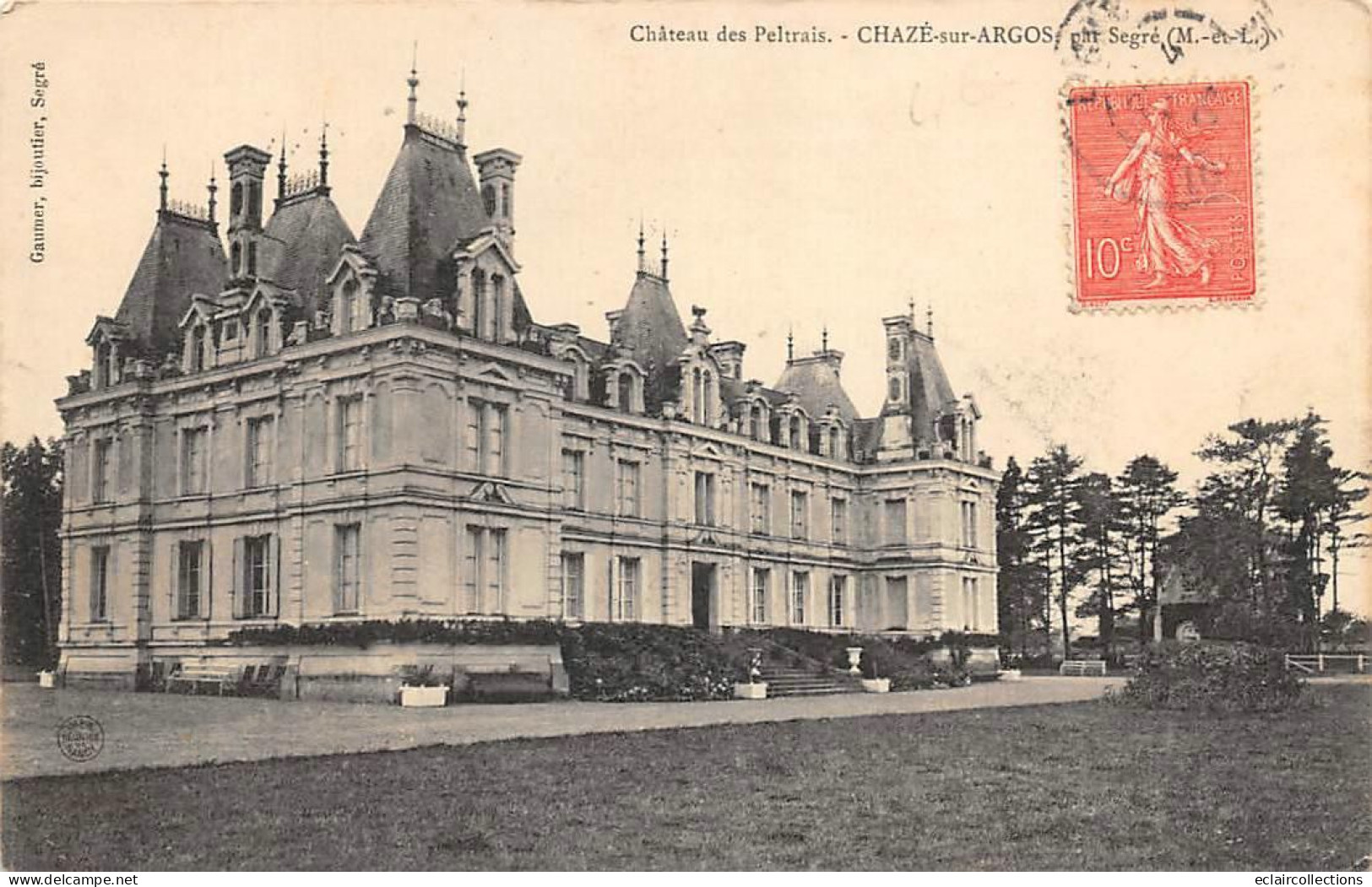 Chazé Sur Argos           49          Château Des Pêltrais        (voir Scan) - Other & Unclassified