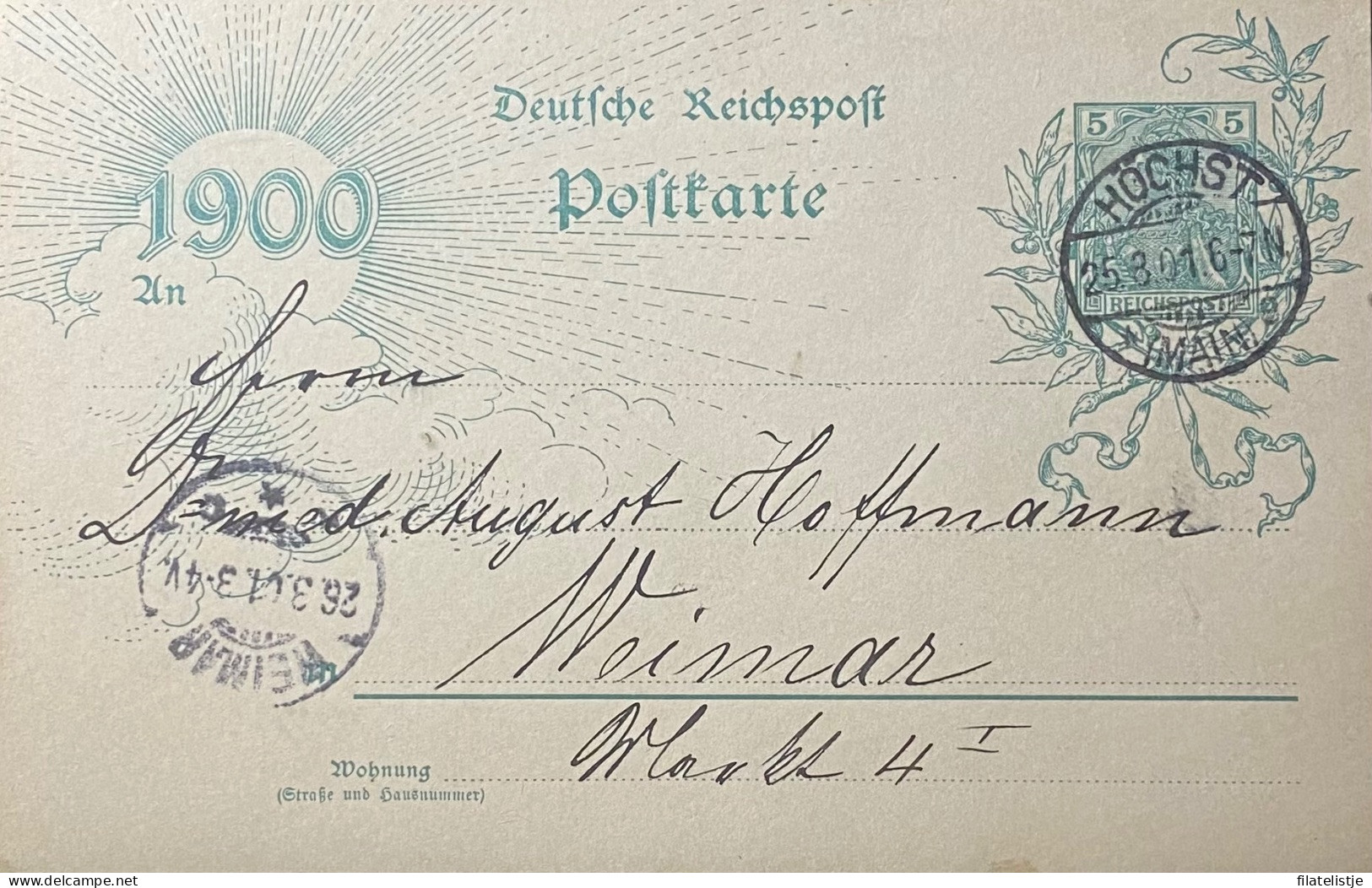 Duitse Rijk Briefkaart - Carnets