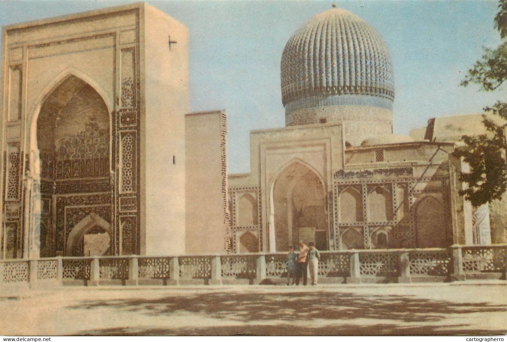 Uzbekistan Architecture CAMAPKAHA - Samarkand Mausoleum Dome Mosque Minaret - Ouzbékistan