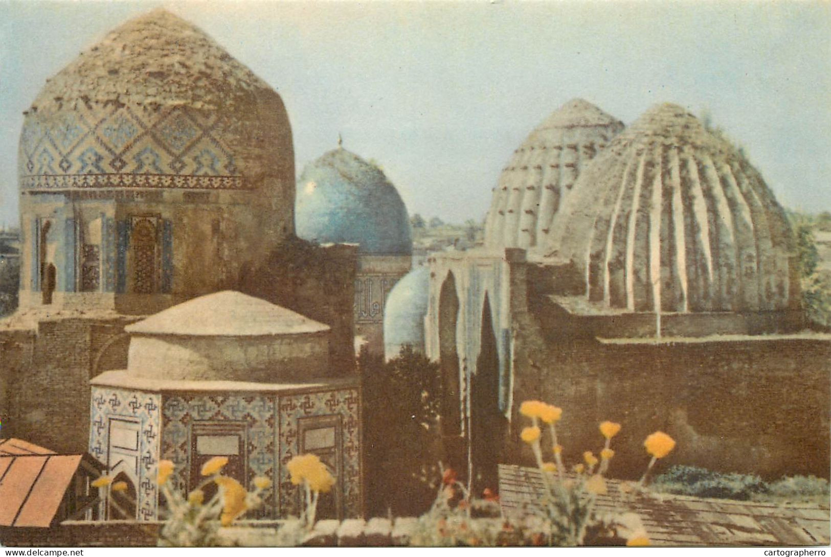 Uzbekistan Architecture CAMAPKAHA - Samarkand Mausoleum Dome Mosque Minaret - Ouzbékistan
