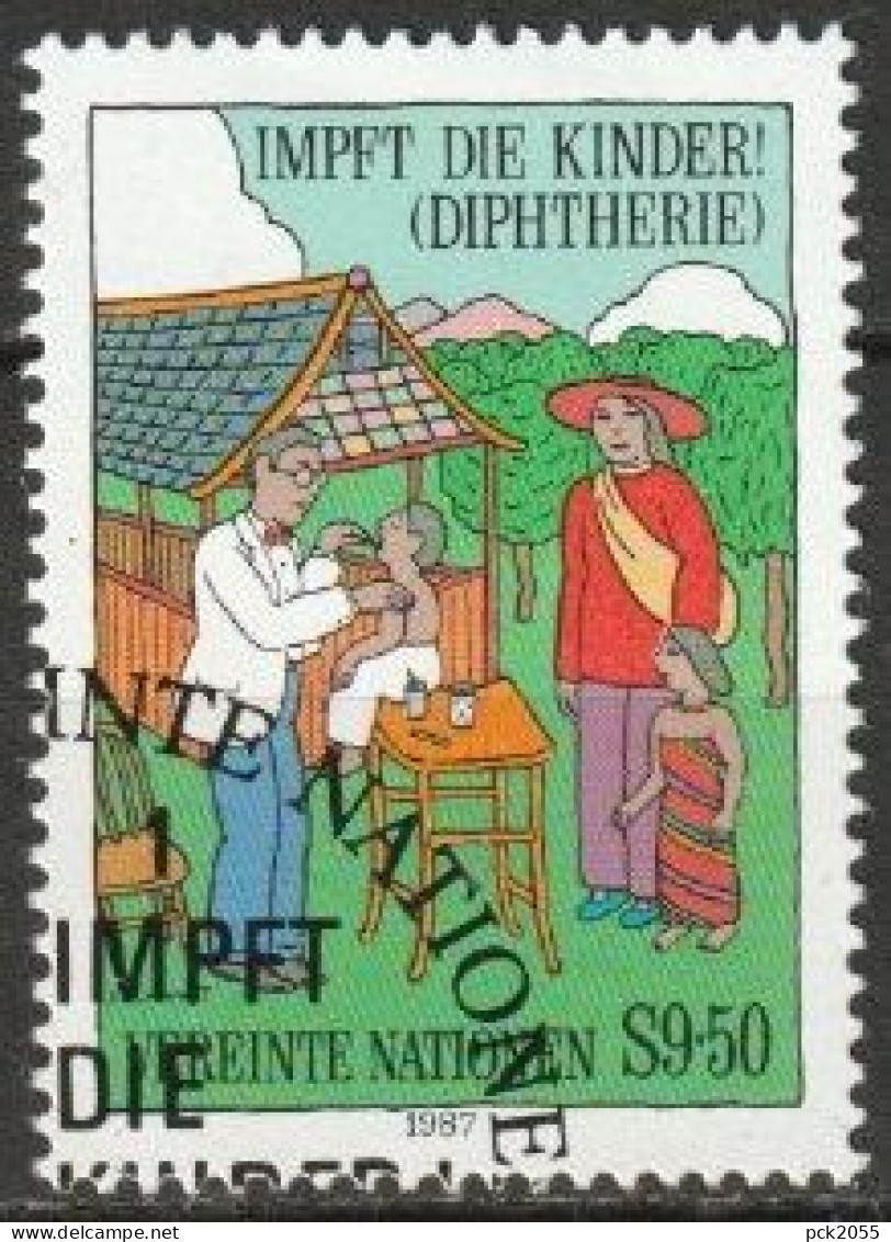 UNO Wien 1987 MiNr. 78  O Gest. Kampagne Für Kinderschutzimpfungen ( 2427/1 ) - Used Stamps