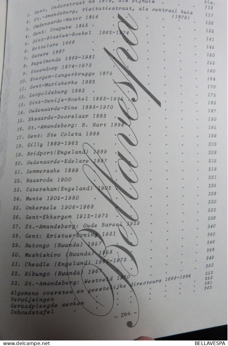 O.L.Vrouw-Visitatie Gent 1669-1884 Geschiedenis Genealogie   A. Vanmaldegem 32 Bijhuizen Belgie En O.m. Congo - Collections & Lots