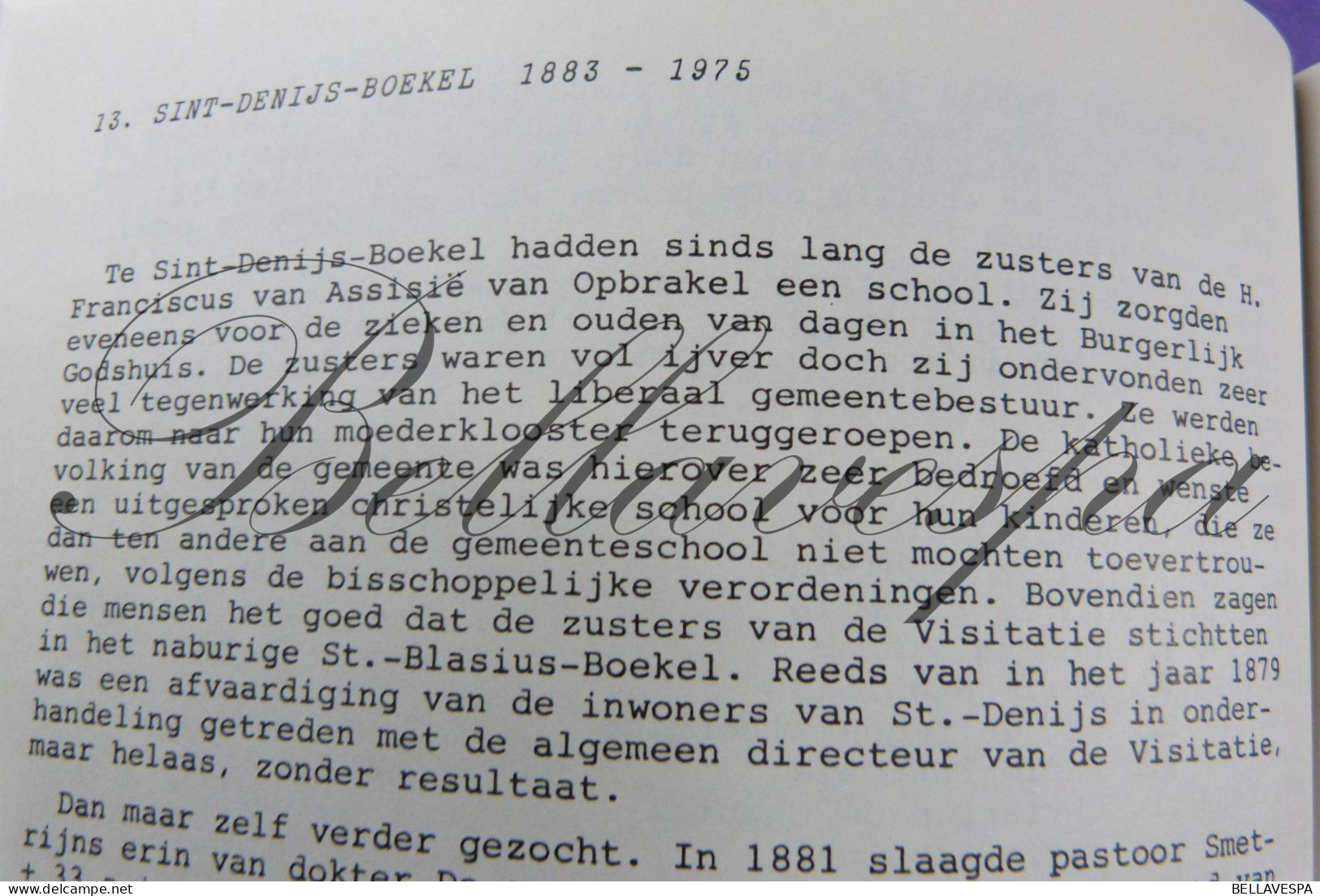 O.L.Vrouw-Visitatie Gent 1669-1884 Geschiedenis genealogie   A. Vanmaldegem 32 bijhuizen Belgie en o.m. Congo