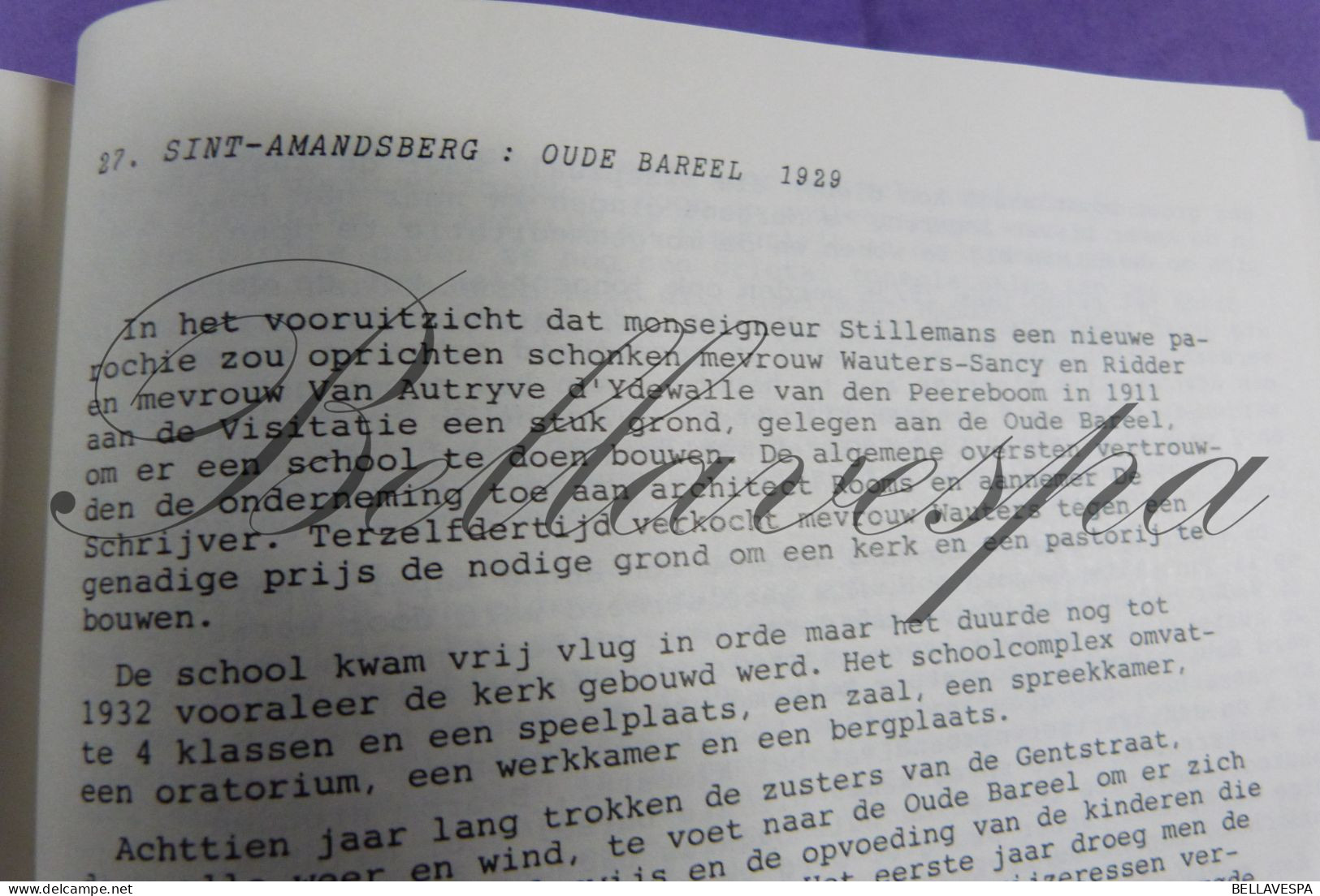 O.L.Vrouw-Visitatie Gent 1669-1884 Geschiedenis genealogie   A. Vanmaldegem 32 bijhuizen Belgie en o.m. Congo