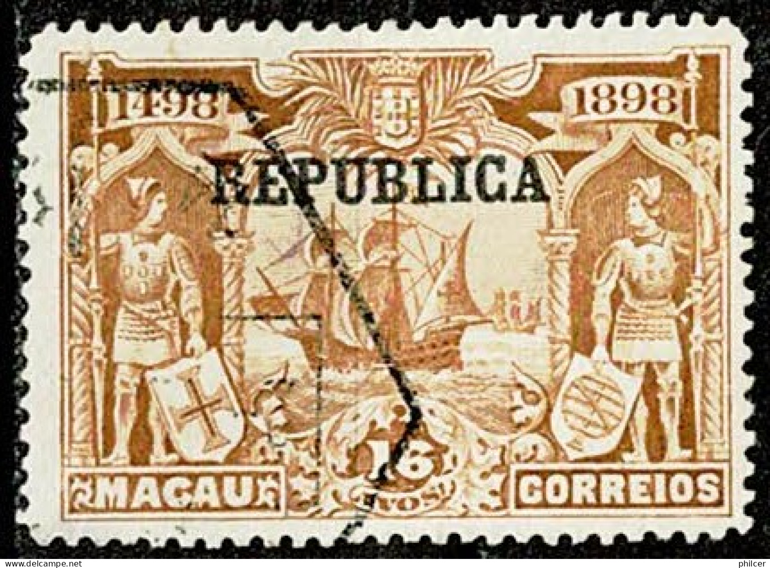 Macau, 1913, # 208, Used - Gebruikt