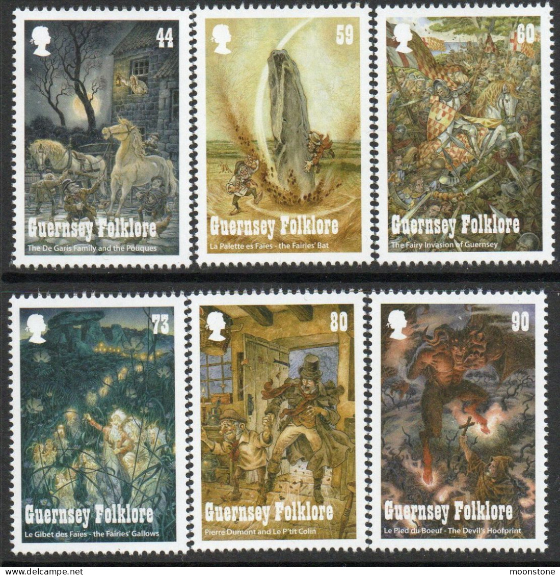Guernsey 2017 Folklore Set Of 6, MNH , SG 1668/73 - Guernesey