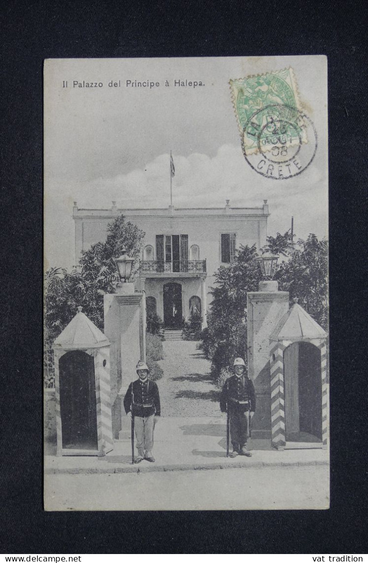 CRETE - Mention Manuscrite "  Corps D'Occupation Français En Crète " Sur Carte Postale Pour Cette En 1903  - L 147950 - Autres & Non Classés