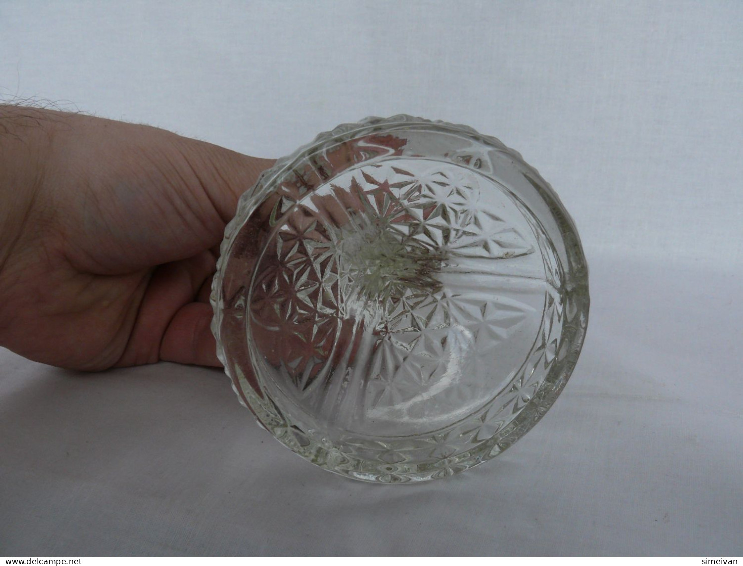 Beautiful Vintage Cut Glass Candle Stick Holder #2009 - Chandeliers, Candélabres & Bougeoirs