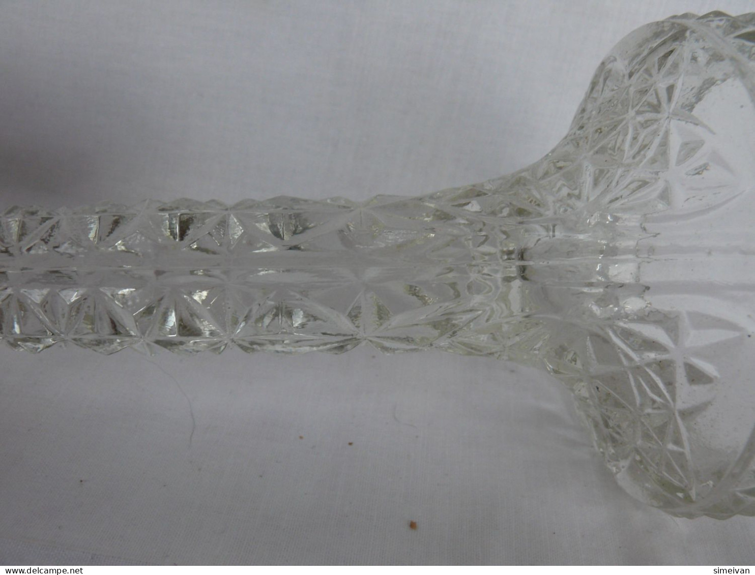 Beautiful Vintage Cut Glass Candle Stick Holder #2009 - Kronleuchter, Kandelaber & Kerzenhalter