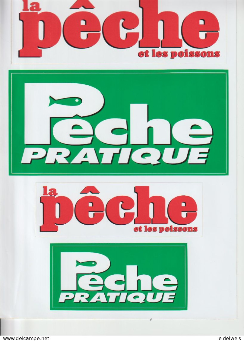 Auto Collant- La PECHE - Format 21 X 29,7 - Jacht/vissen