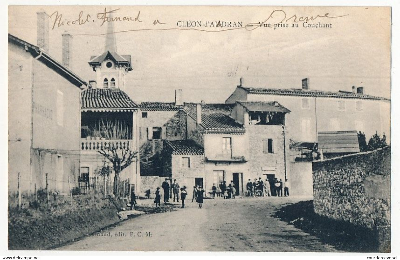 CPA - CLÉON-D'ANDRAN (Drôme) - Vue Prise Au Couchant - Sonstige & Ohne Zuordnung