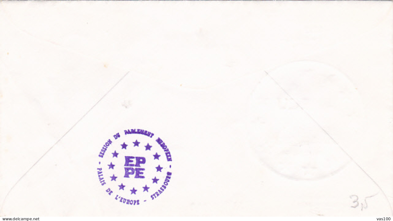 ORGANIZATIONS, EUROPEAN COMMUNITY, EURO CURRENCY, COVER FDC, 1988, FRANCE - Europese Instellingen